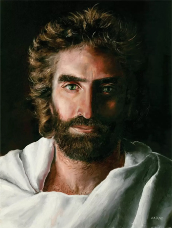 Akiane Kramarik's painting of Jesus from memory when she visited heaven