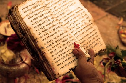 Hinduism's manuscripts.