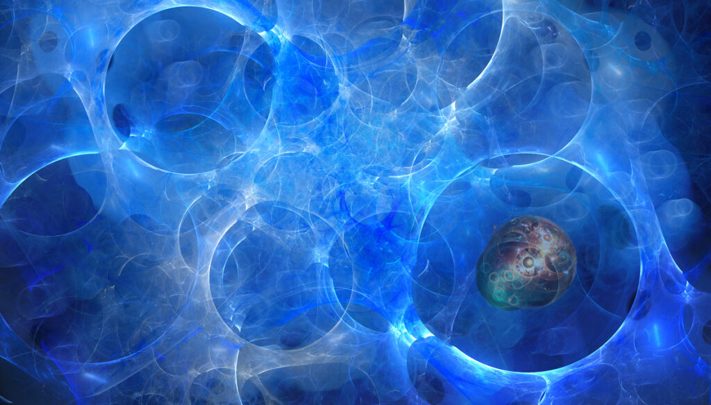 Artist's rendition of the multiverse.