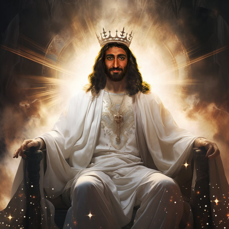 Jesus Christ whose kingdom is in Heaven. We only have artist renditions of what it might be like in Heaven, but it is described as paradise.