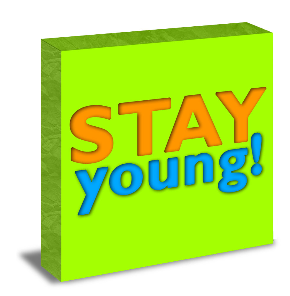 It's a common rallying cry today "Stay young!" as if thinking like a young person can prevent aging, or somehow, magically keep you youthful and vital.  This can distract us from learning important lessons in life.  Bad choices in life can lead to the abscence of God, which is the definition of evil.  It isn't a created thing.  