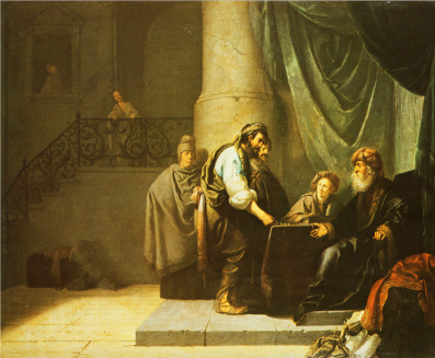 The king settled accounts with a slave who owed much more than he could repay, but the king exercised forgiveness.
